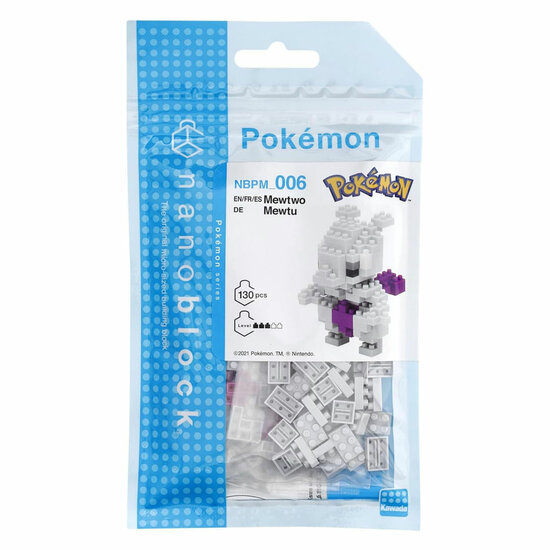 Nanoblock Bouwset Pok??mon Mewtwo - 130st.