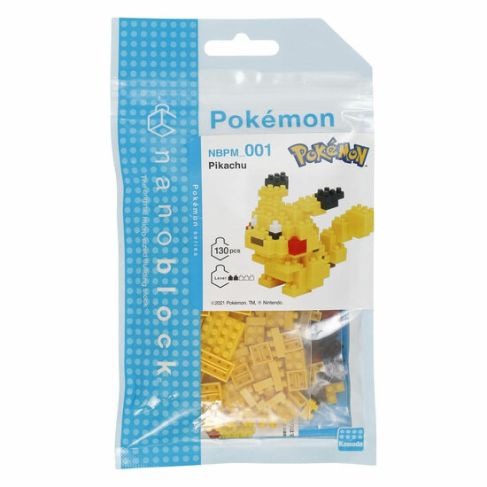 Nanoblock Bouwset Pok??mon Pickachu - 130st.