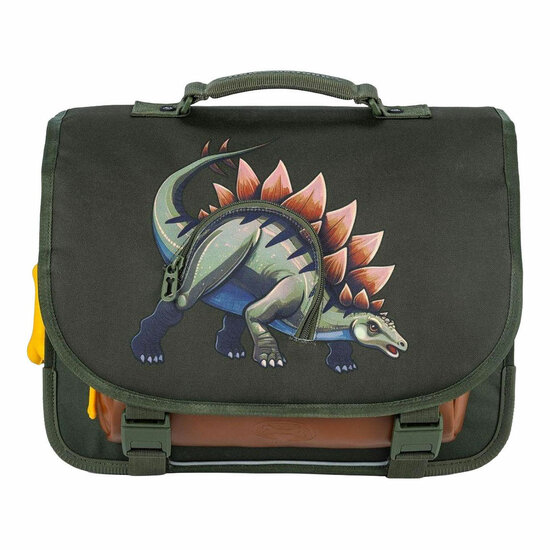 Stones and Bones Dino Digest Khaki Lotus Schooltas