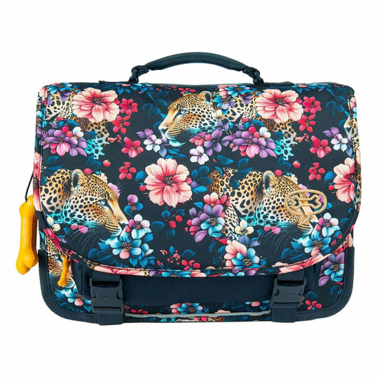 Stones and Bones Floral Ambush Indigo Cedar Schooltas