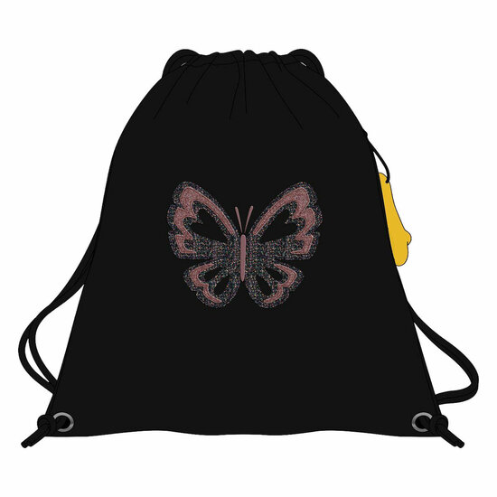Stones and Bones Glitter Butterfly Navy Hazel 4.0 Gymtas