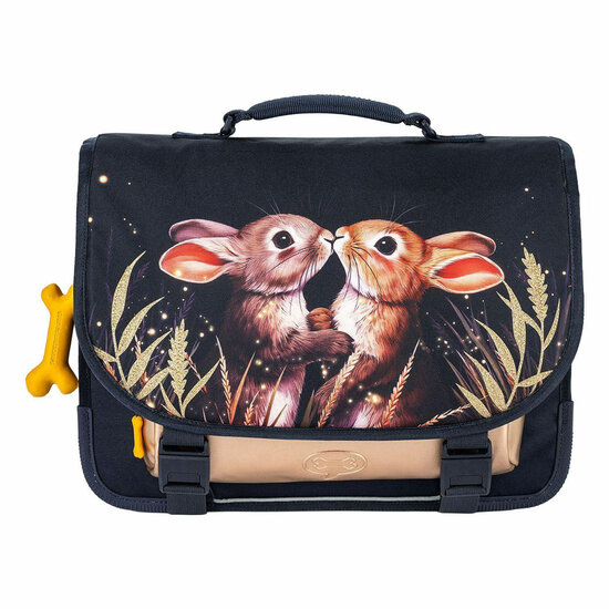 Stones and Bones Twilight Bunnies Navy Lotus Schooltas