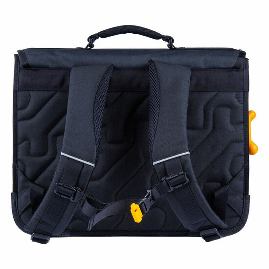 Stones and Bones Wolf Navy Cedar Schooltas