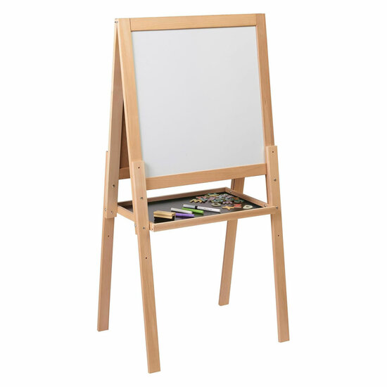 Jeujura Houten Dubbelzijdig Krijt en Whiteboard