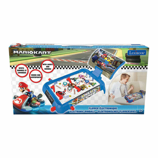 Super Mario Electronisch Flipperkast met Licht en Geluid