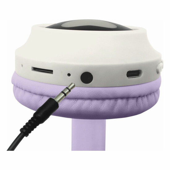 2-in-1 Bluetooth Koptelefoon met Licht Kattenoren