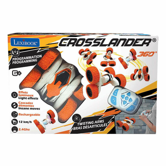 RC Crosslander Acrobatische RC Auto 2,4 GHz met Verlichting en Polsbediening