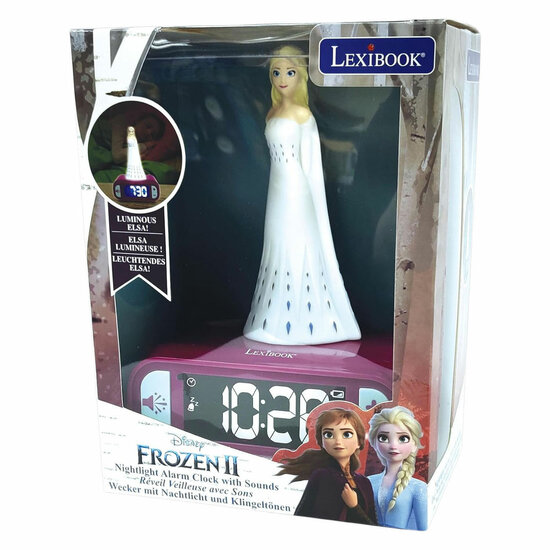 Frozen 3D Digitale Wekker met Licht en Geluid
