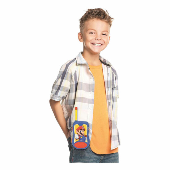 Super Mario Walkie Talkies Bereik 120 Meter