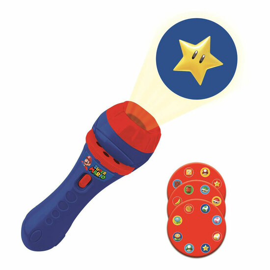 Super Mario Projectie-Zaklamp met 24 Plaatjes