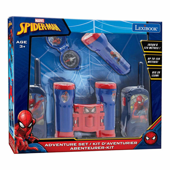 Spider-Man Avonturierset met Walkie Talkies 120 Meter