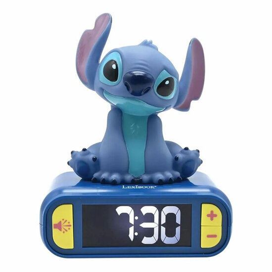 Stitch 3D Digitale Alarmklok met Licht en Geluid