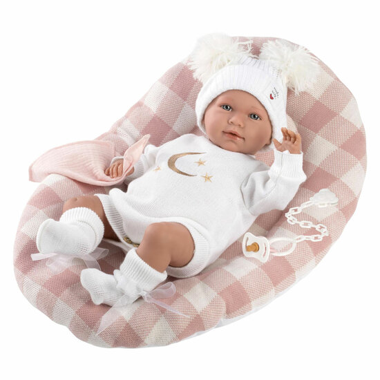 Mimi Soft Body Babypop met Geluid 42 cm Maan