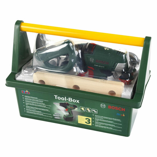 Bosch Gereedschapskist met Boormachine - 16dlg.