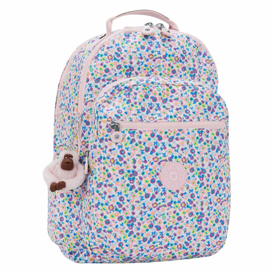 Kipling Seoul Laptop Rugzak - Digi Flower Print