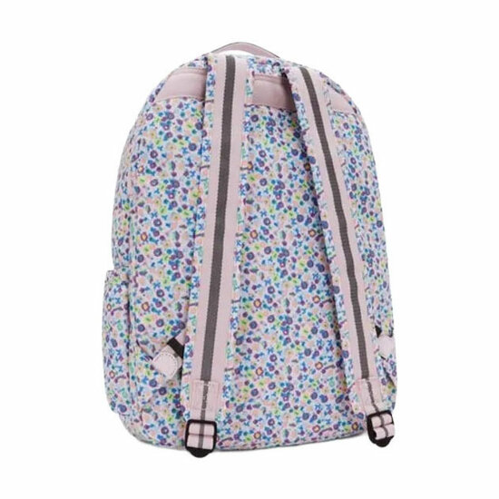 Kipling Seoul Laptop Rugzak - Digi Flower Print