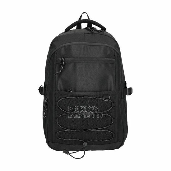 Enrico Benetti Rugzak Anchorage zwart - Laptop 17 inch