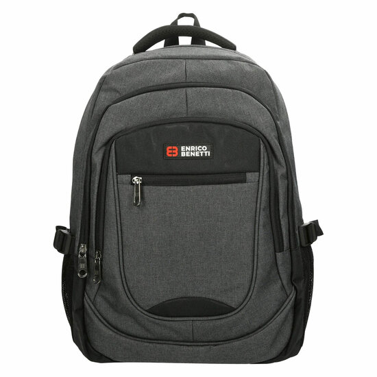 Enrico Benetti Rugzak Hamburg grijs - Laptop 17 inch