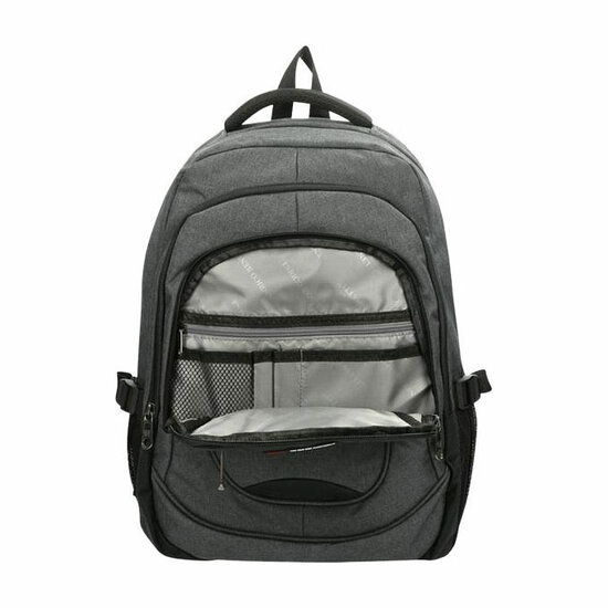 Enrico Benetti Rugzak Hamburg grijs - Laptop 17 inch