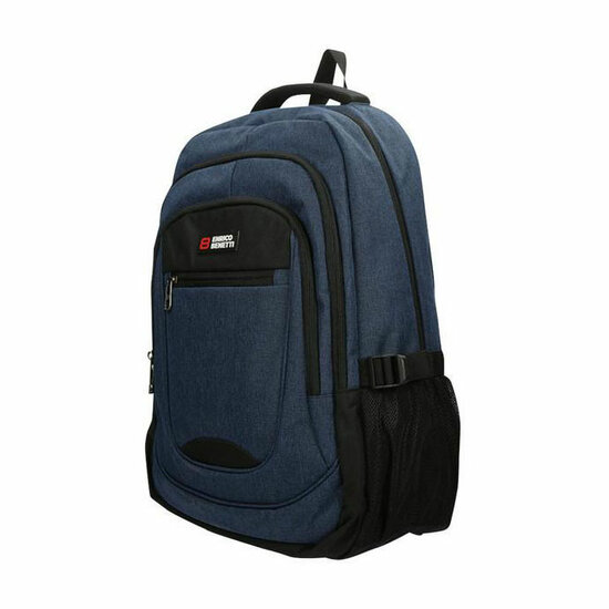 Enrico Benetti rugzak Hamburg navy - Laptop 17 inch