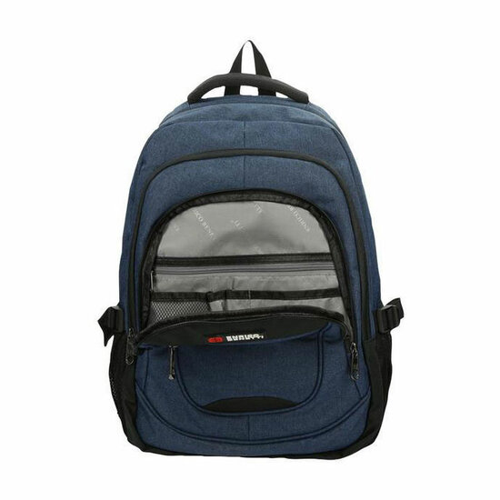 Enrico Benetti rugzak Hamburg navy - Laptop 17 inch
