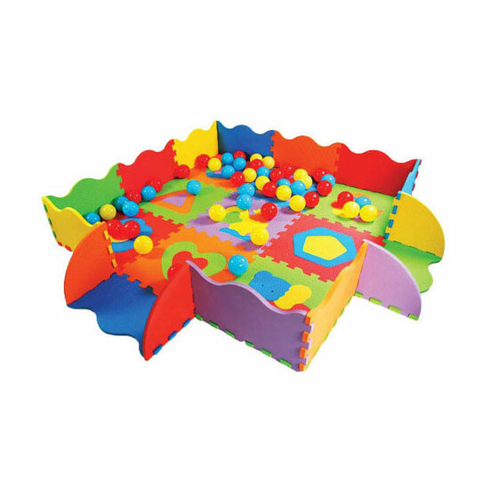Foamtegels met Rand en 40 Ballen