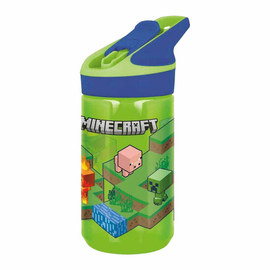 Minecraft Tritan Premium Bidon Drinkfles - 480ml