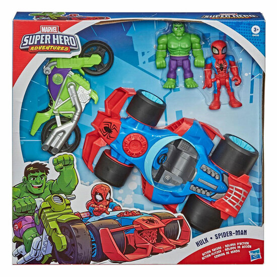 Super Hero Adventures Action Racers - 2 Race Auto's