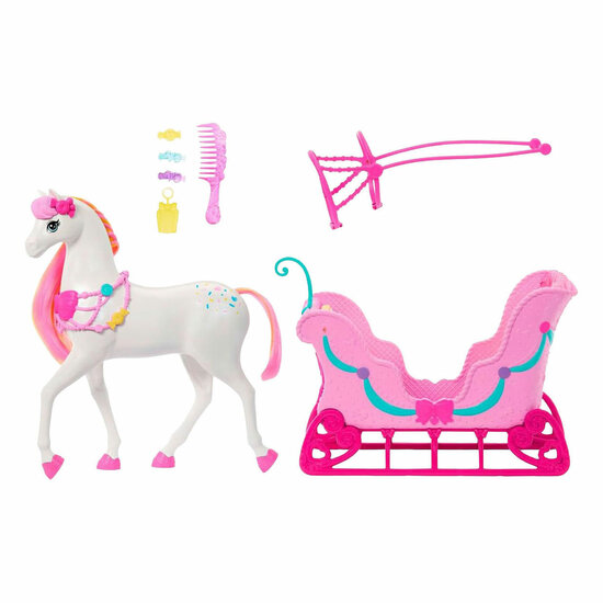 Barbie Notenkraker Snoepjesland Paard en Slee
