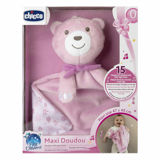 Maxi Knuffel roze 47x40cm