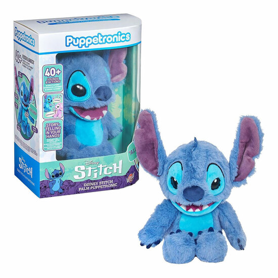 Disney Stitch Palm Puppetronic Interactieve Knuffel