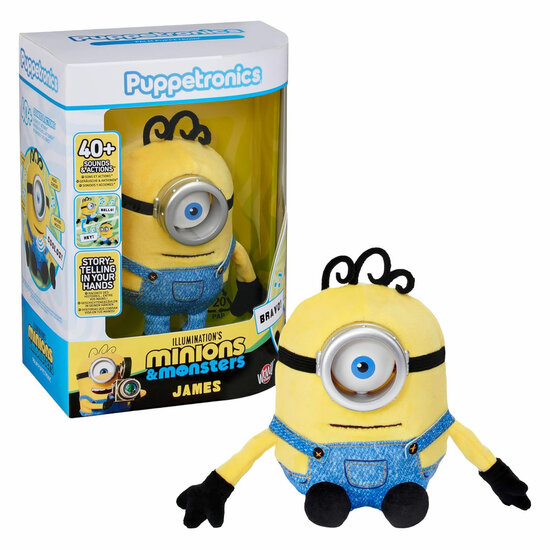 Universal Minions James Palm Puppetronic Interactieve Knuffel
