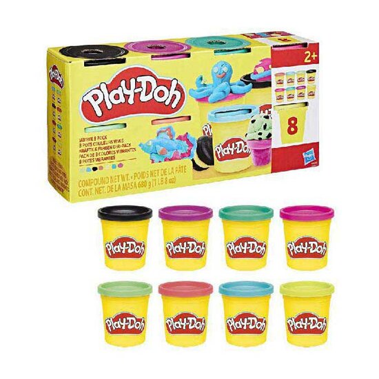 Play-Doh Kleipotjes Set Kleurenmix - 8 Stuks