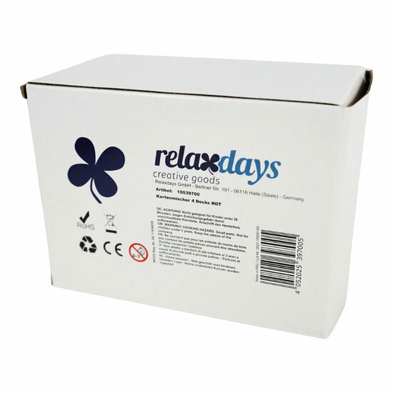 Relaxdays Kaartenschudmachine