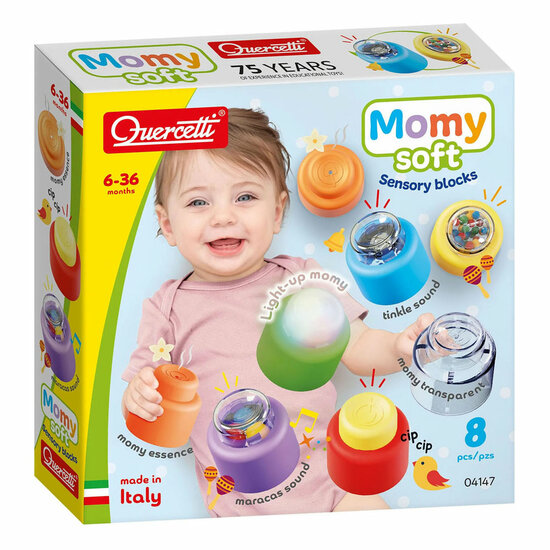 Quercetti Momy Soft Sensory - 8dlg.