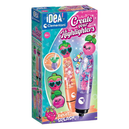 Clementoni Idea Maak Je Eigen Markeerstiften - Fruit