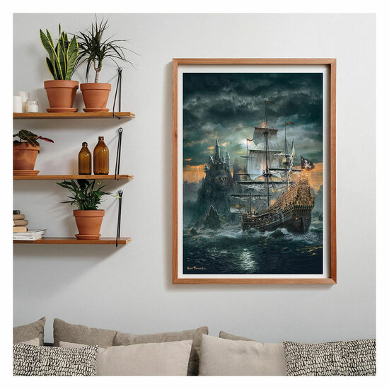 Clementoni Legpuzzel het Piratenschip - 1500st.