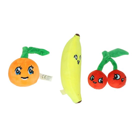 Slow Rise Pluchen Knijpspeeltje Fruit