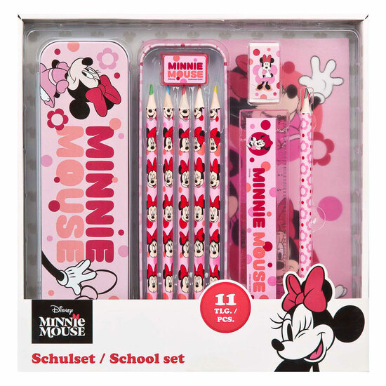 Schrijfwaren Set Minnie Mouse - 11dlg.