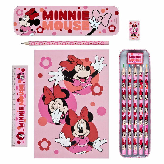 Schrijfwaren Set Minnie Mouse - 11dlg.