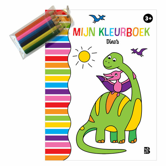 Kleurboek met Potloodjes - Dinosaurussen