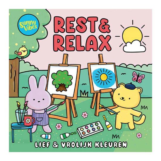 Kleurboek Sunny vibes - Rest &amp; relax