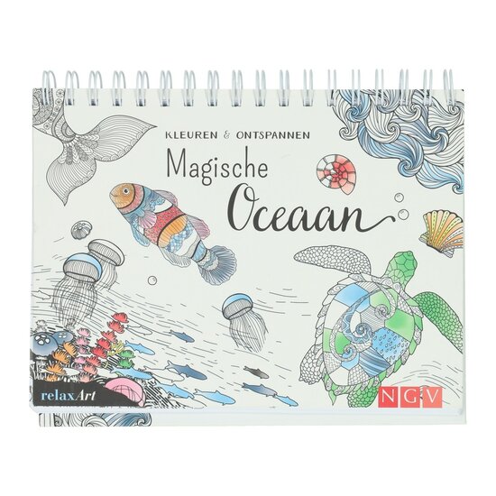 Magische Oceaan kleuren en ontspannen - Kleurboek