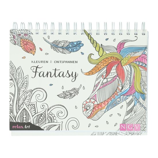 Fantasy kleuren en ontspannen - Kleurboek