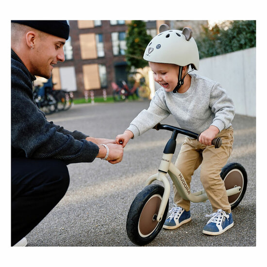 HUDORA Kinderhelm Beary Mokka - Maat 44-47