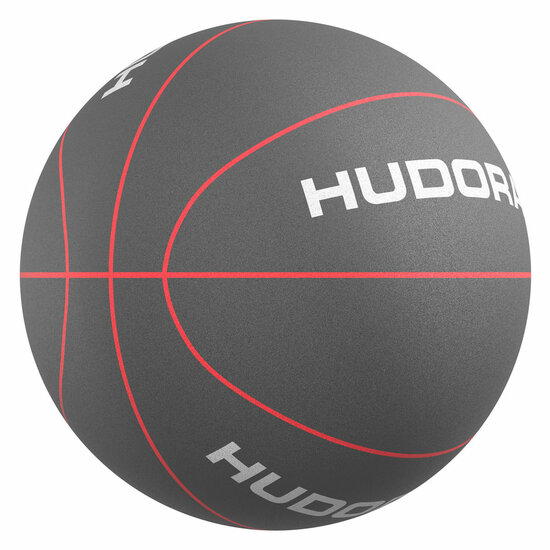 HUDORA Stille Basketbal Grijs - Maat 7 - 24cm