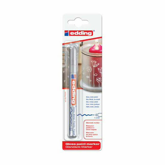 Viltstift Edding Lakmarker Zilver