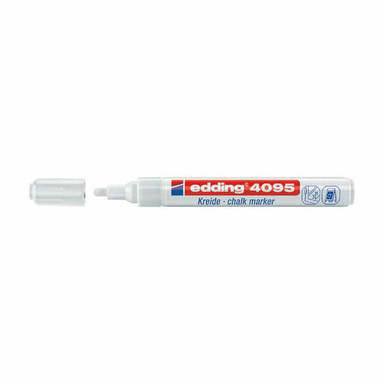 Krijtstift Edding Wit, 2st.