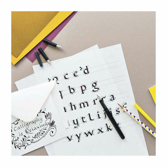 Kalligrafiepennen Beginners, 3dlg.