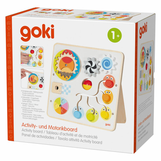 Goki Houten Activiteiten Bord